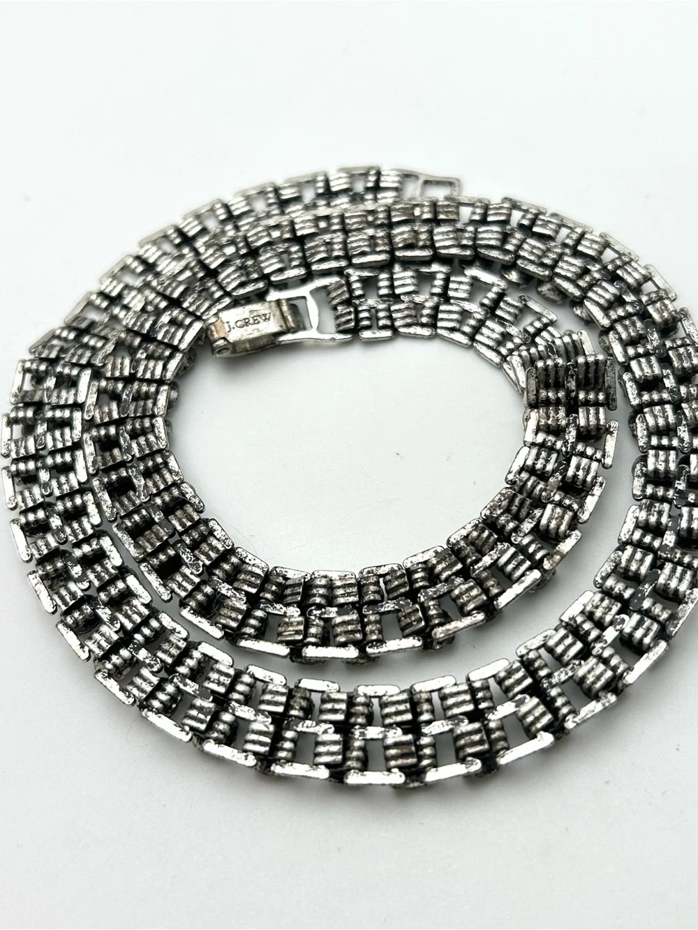 J. Crew Double Row Crystal Necklace